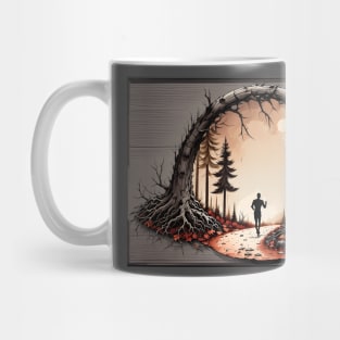 No hard trail for a true runner Mug